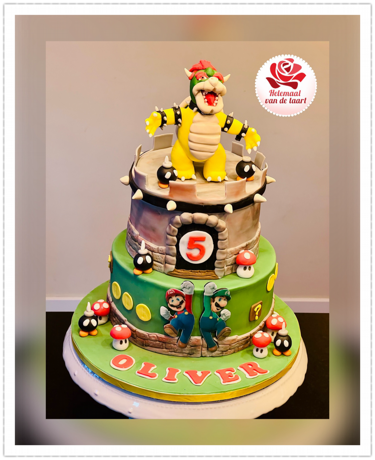 Super Mario Bros taart - img_7267