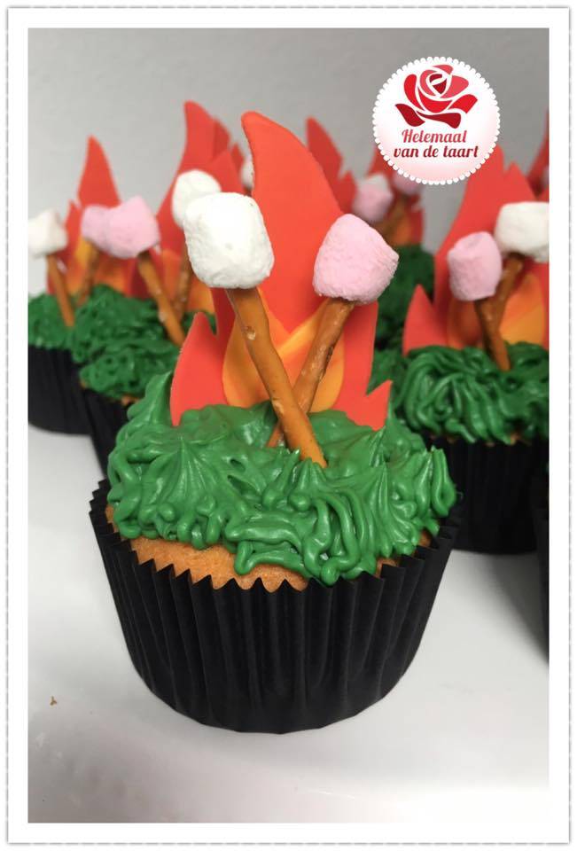 Cupcakes Helemaal van de Taart - kampvuur_cupcakes