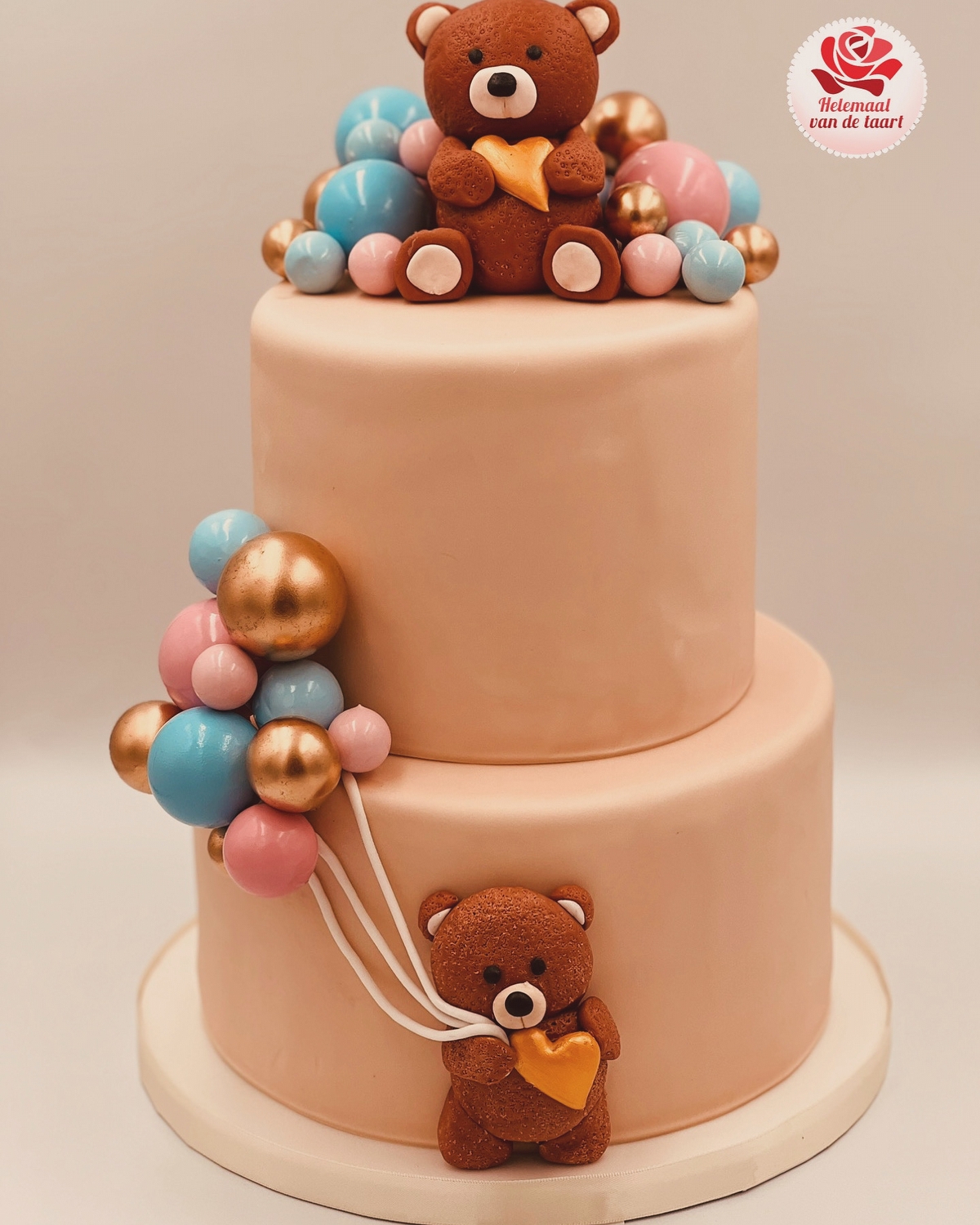 Gender Reveal taart - 1c96bcfc-cf1f-48bc-b744-9b7c632a9a4d