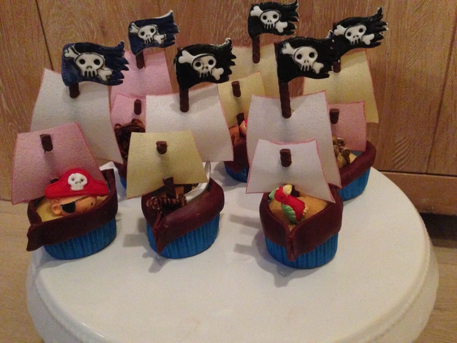 cupcake piratenboot