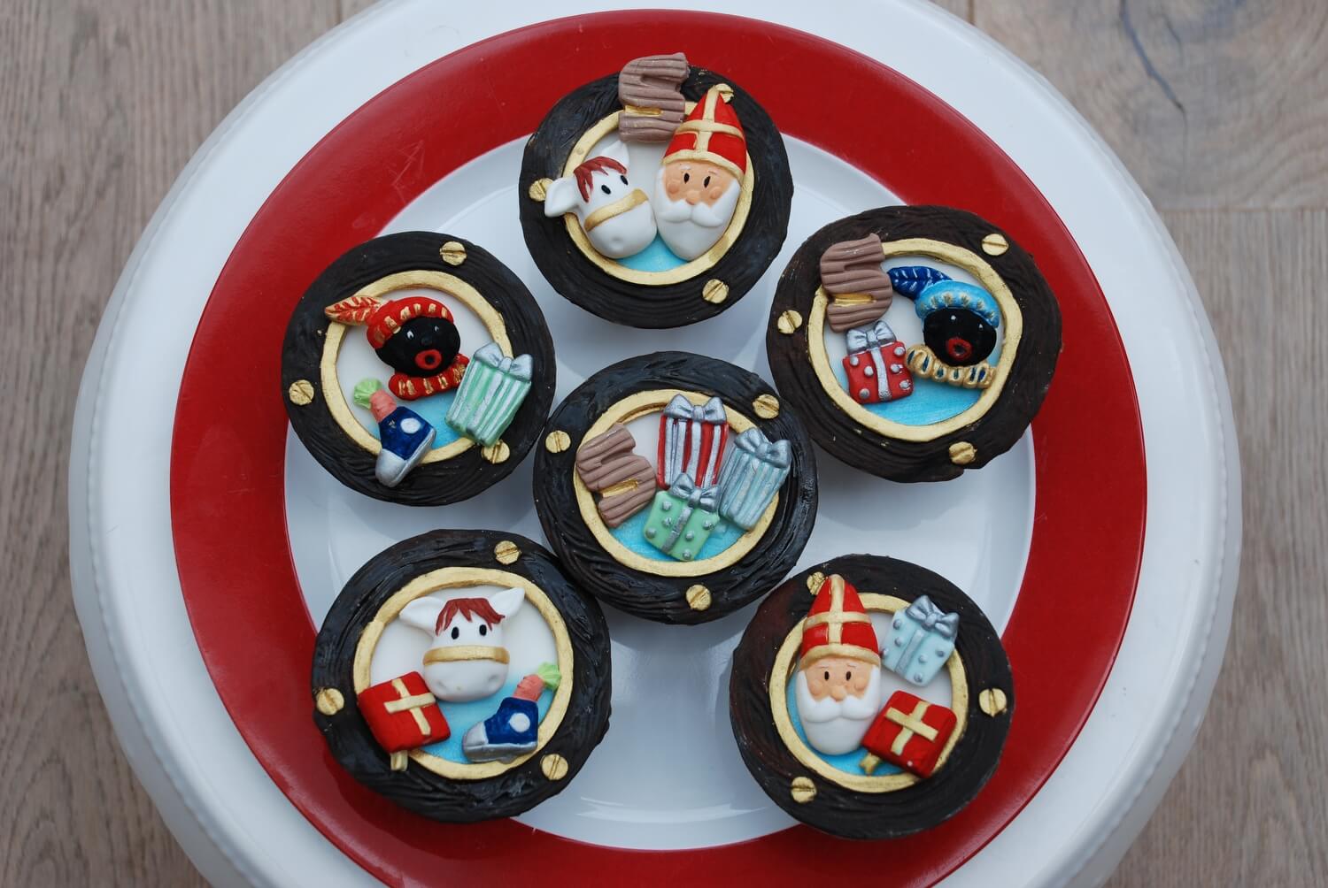 sinterklaas cupcakes