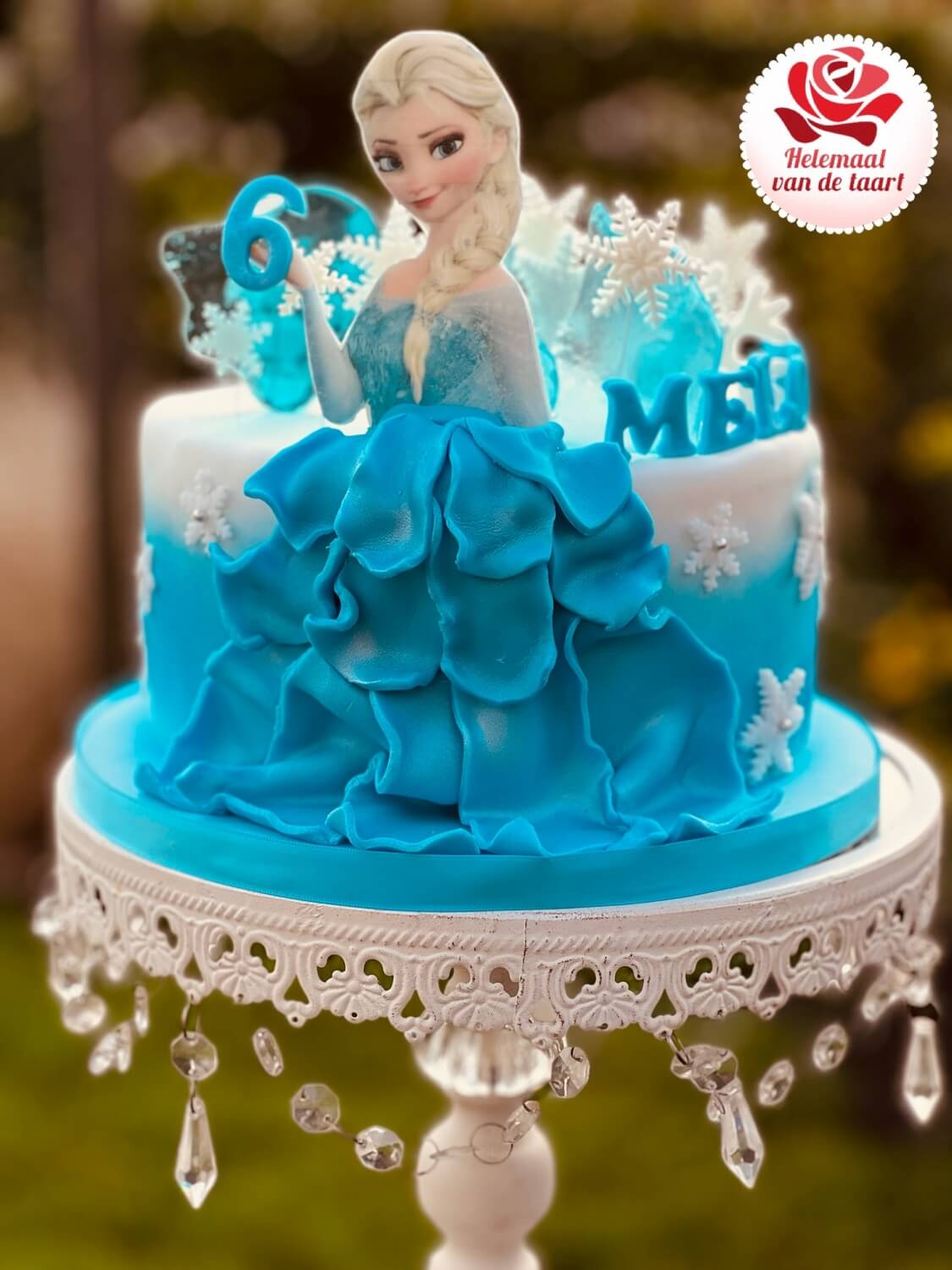 Elsa Frozen Taart