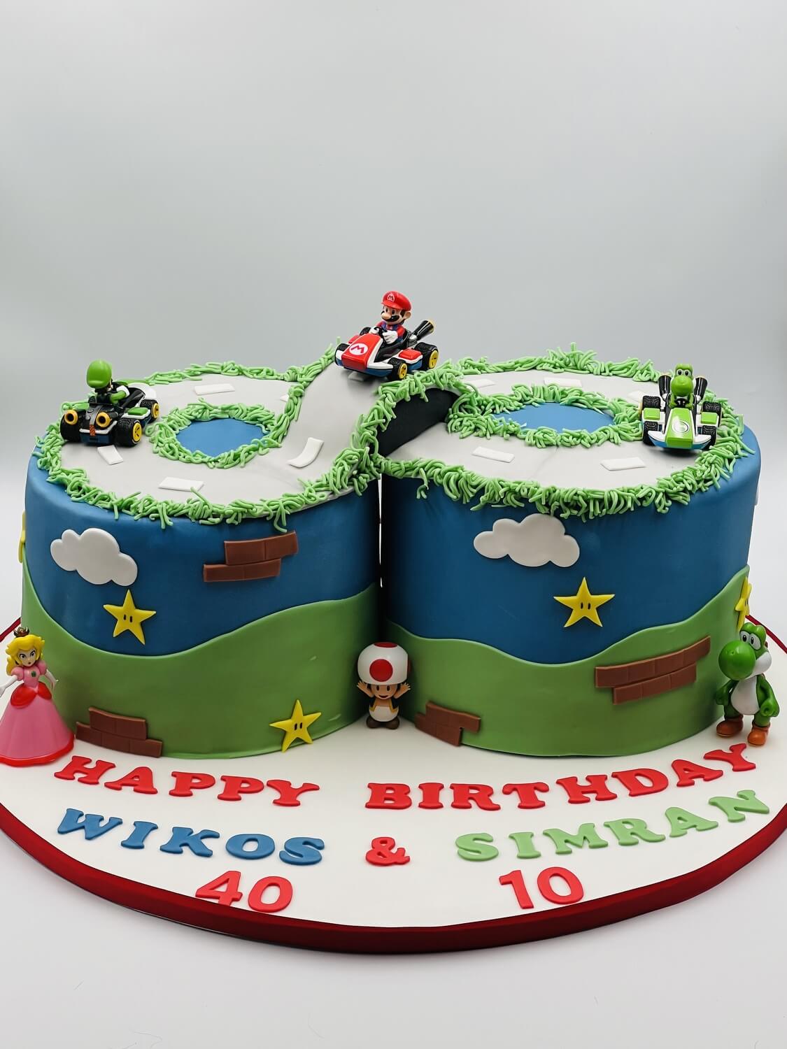 Super Mario Kart taart