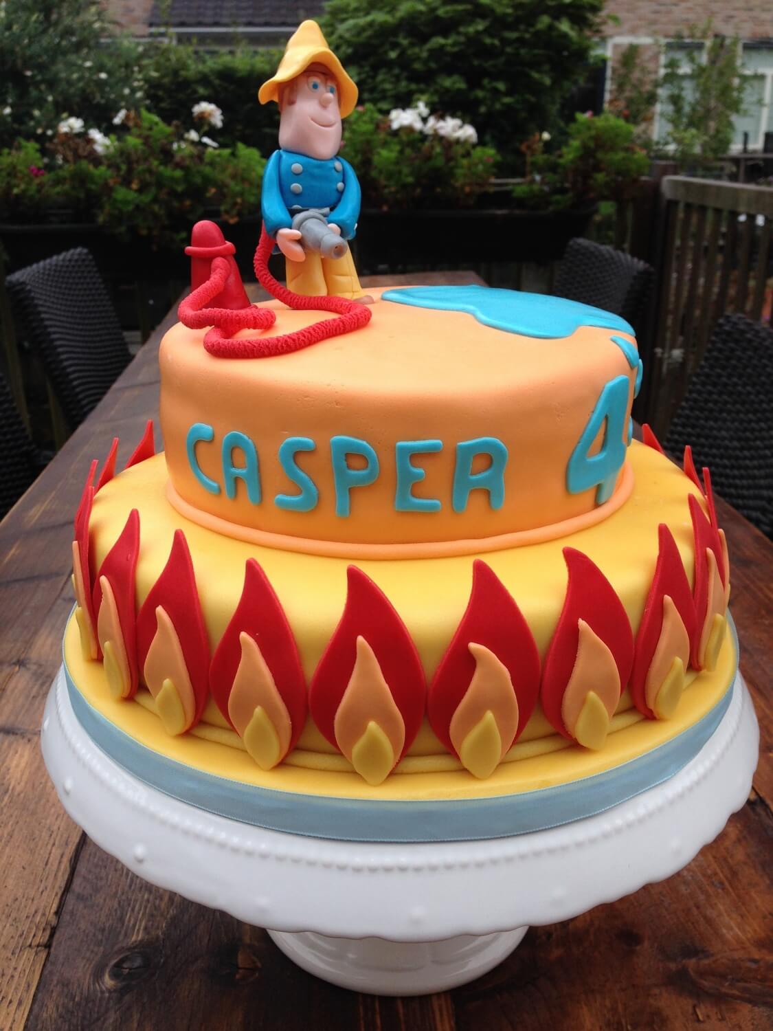 Brandweerman Sam vlammen