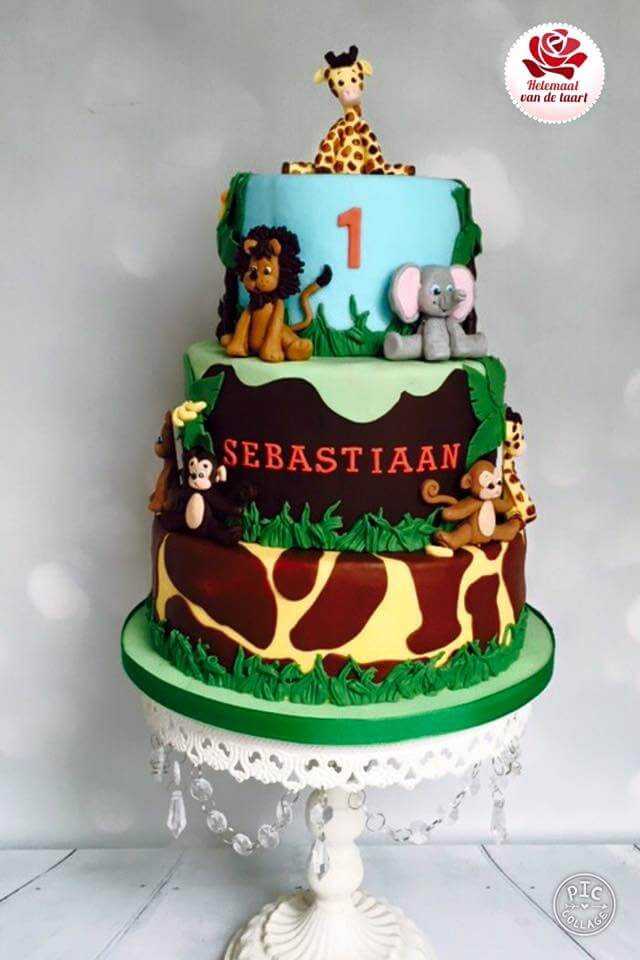 Jungle taart 3 lagen