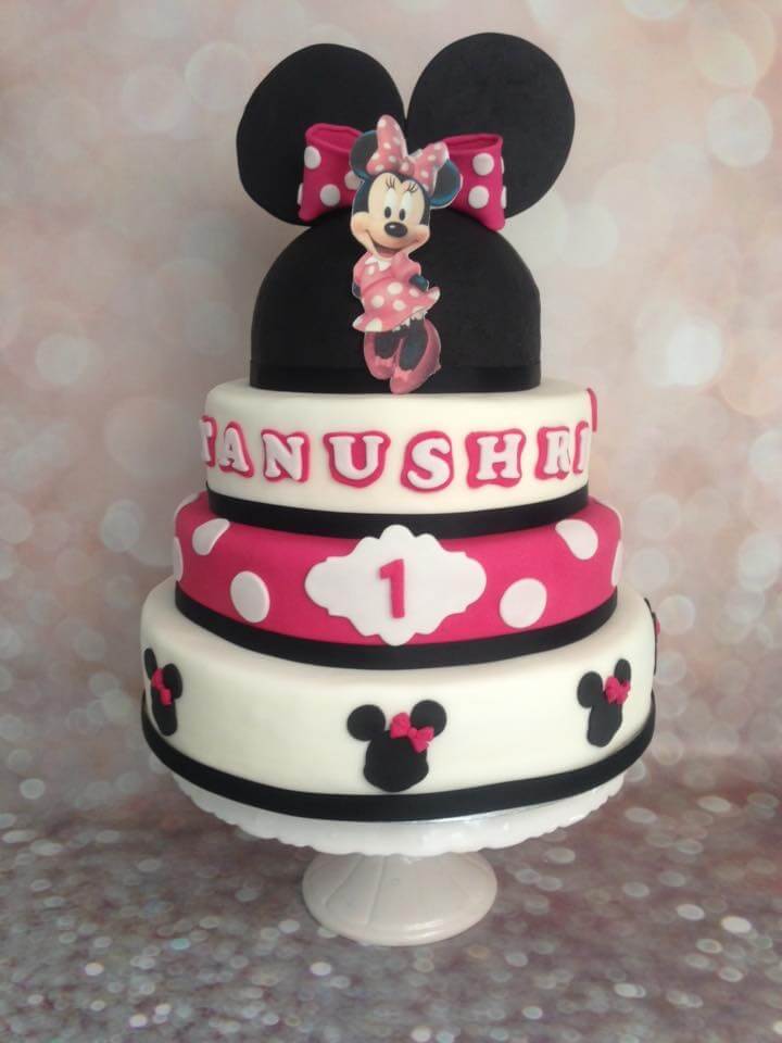 Minnie mouse print oren