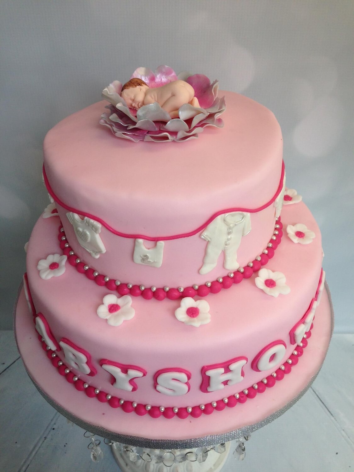 baby in bloem babyshower