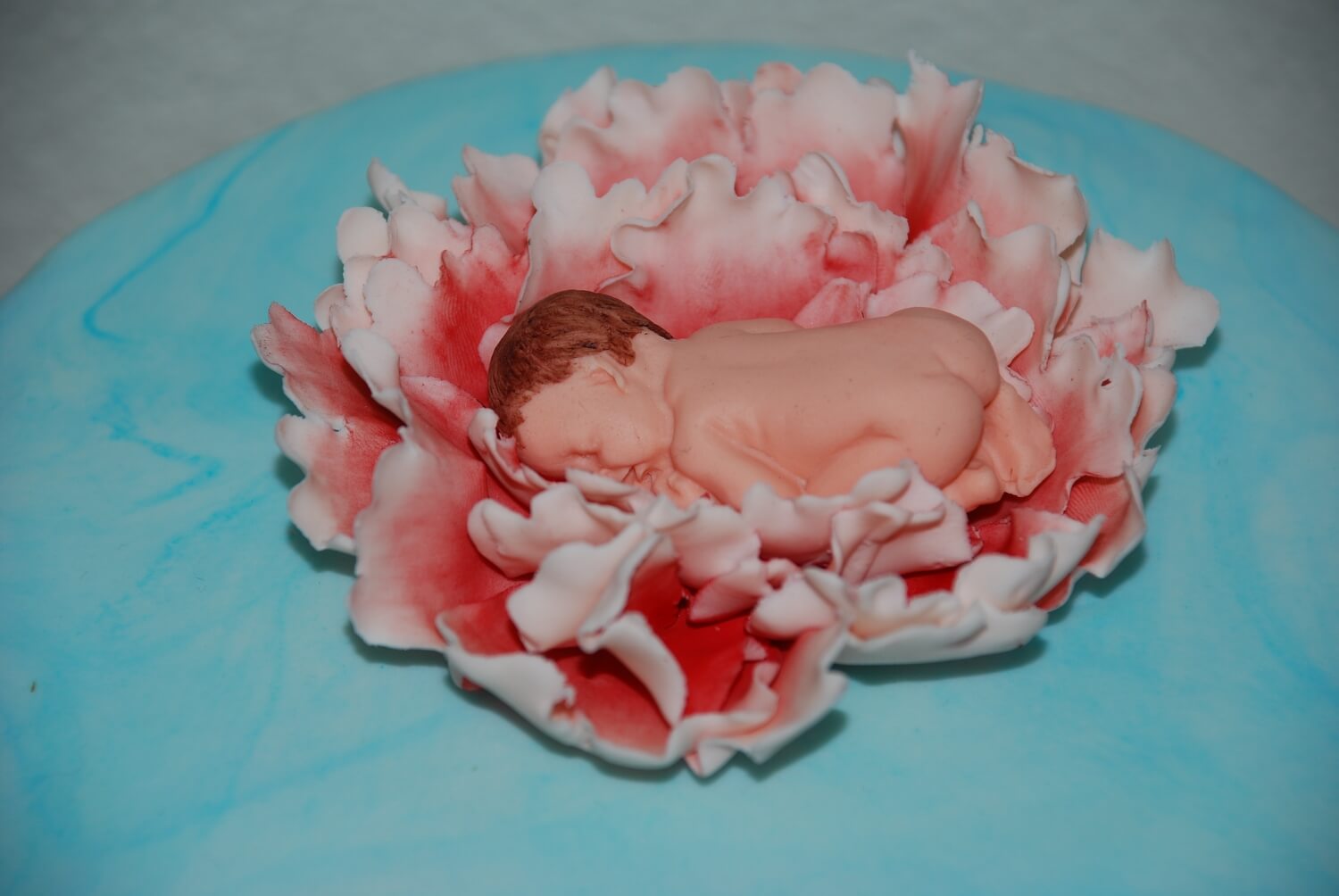 baby fondant bloem