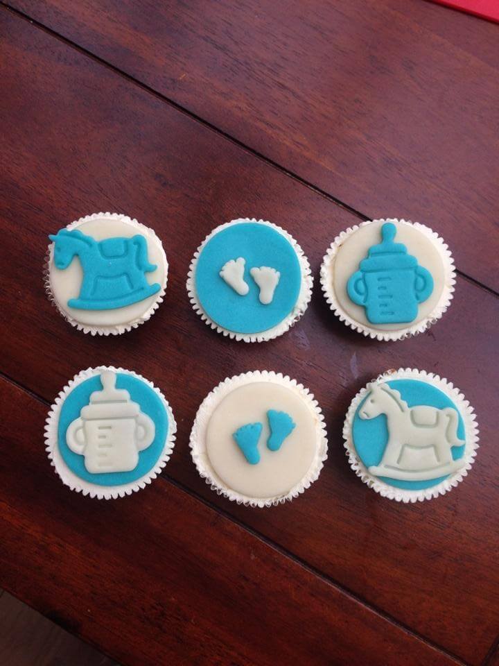 babyshower cupcake