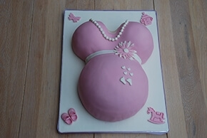 buiktaart meisje roze